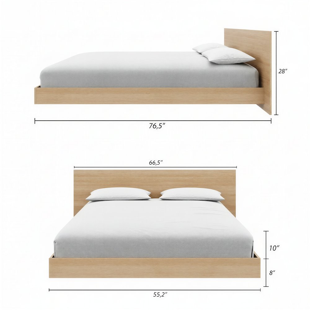 Satori Low Platform Full Bed Set