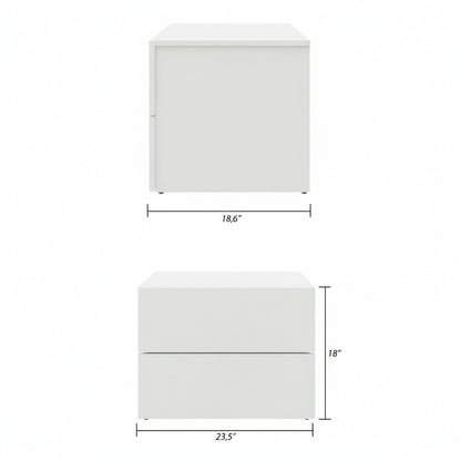 James Nightstand With 2-Drawers
