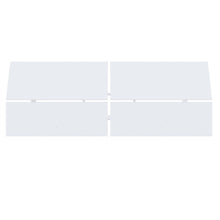 Panoramic Headboard, Queen|White