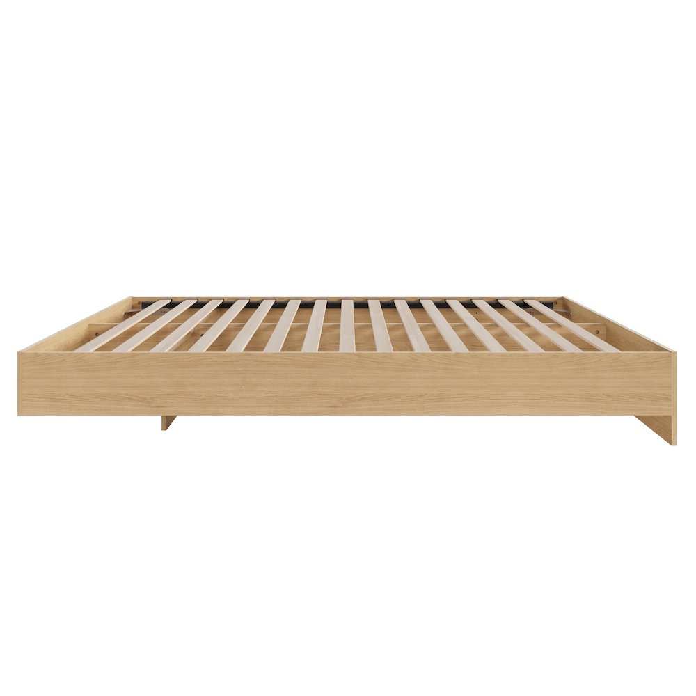 Platform Bed Frame In Queen|Natural Maple