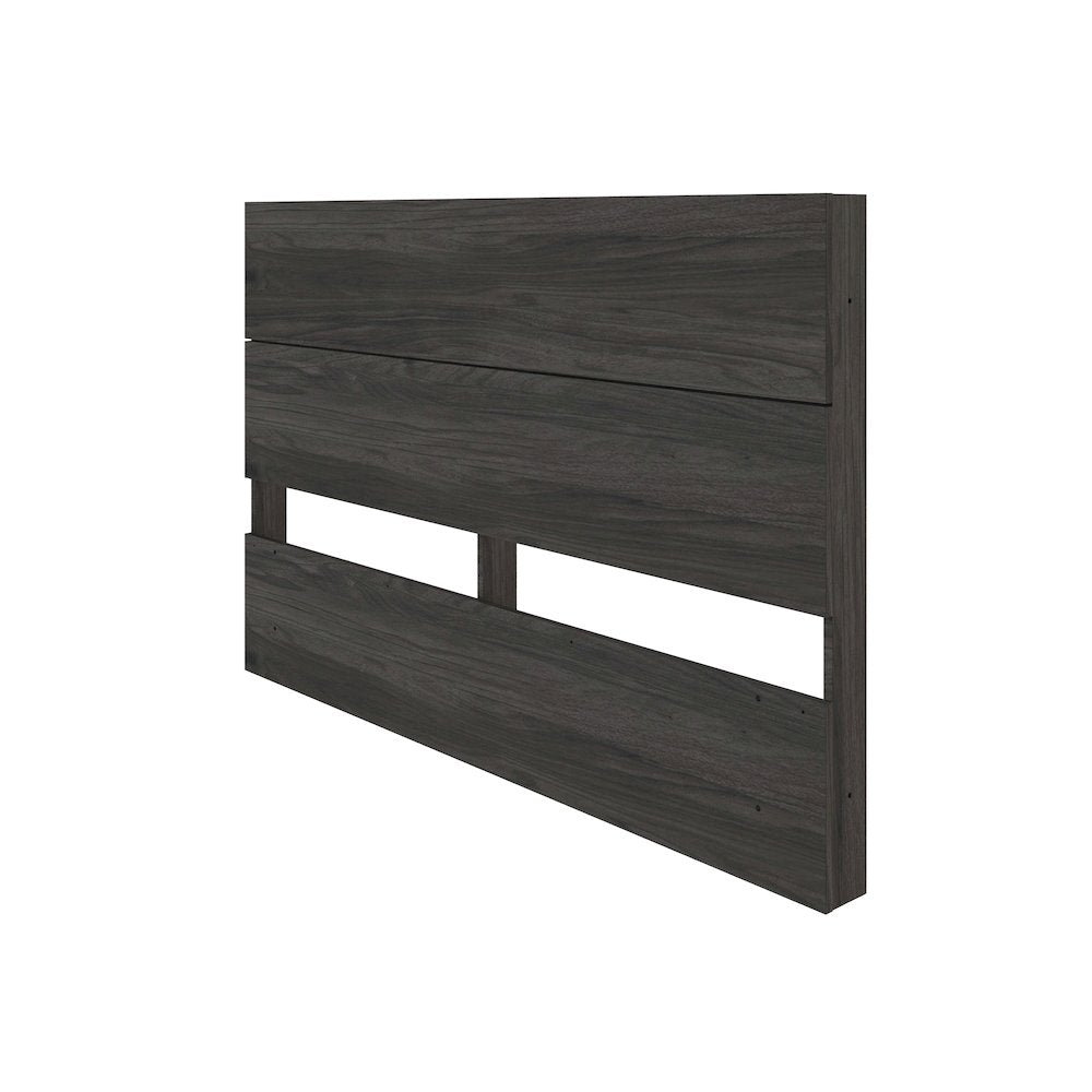 Panel Headboard In Queen|Bark Grey