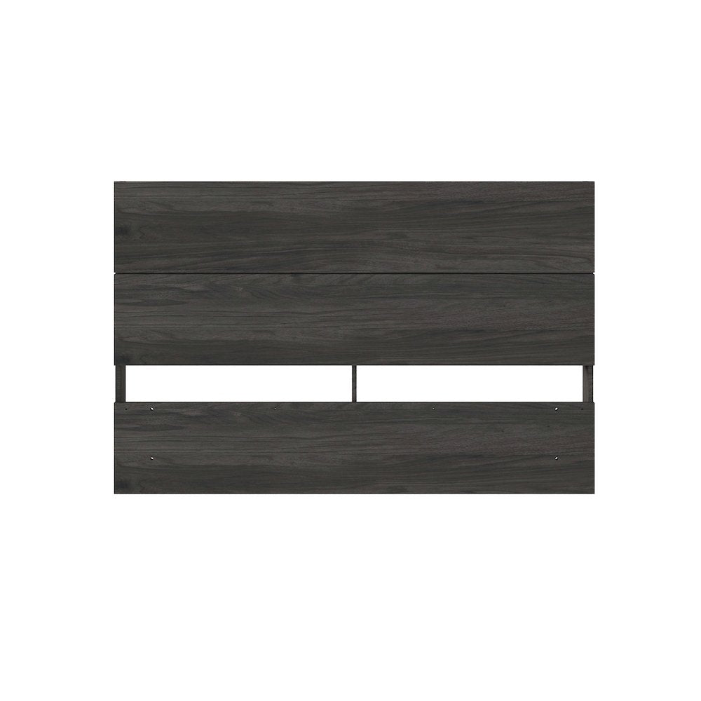 Panel Headboard In Queen|Bark Grey
