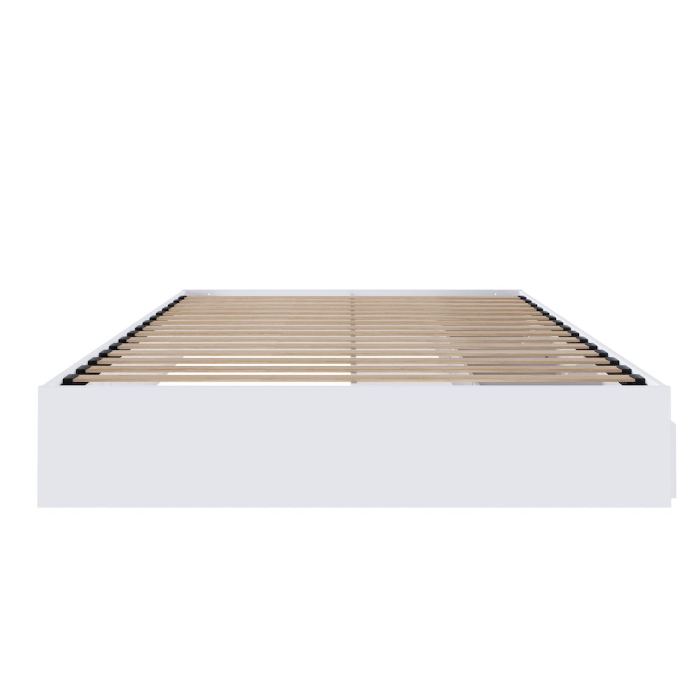3-Drawer Storage Bed Frame, Full|White