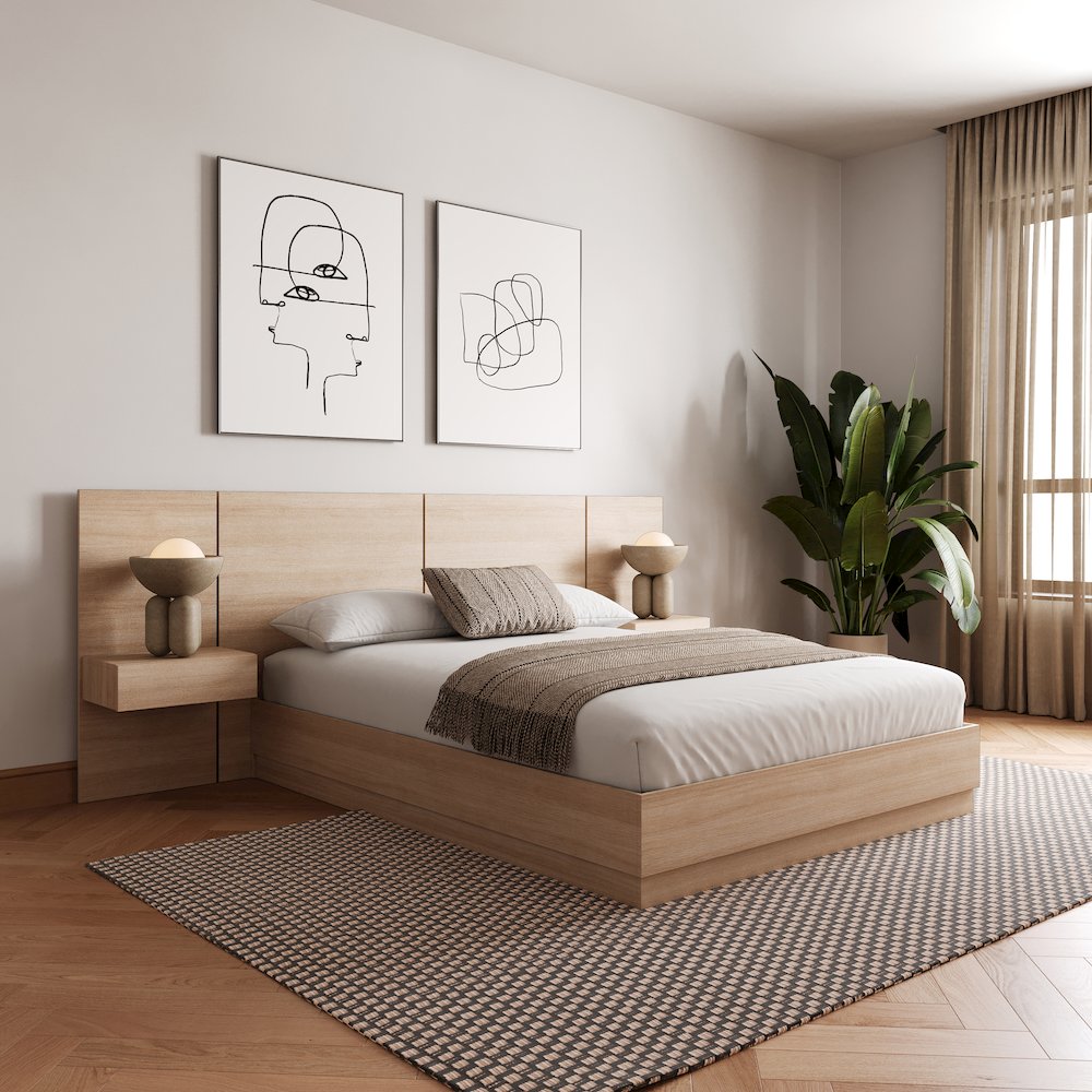 Milano 4-Piece Platform Bedroom Set