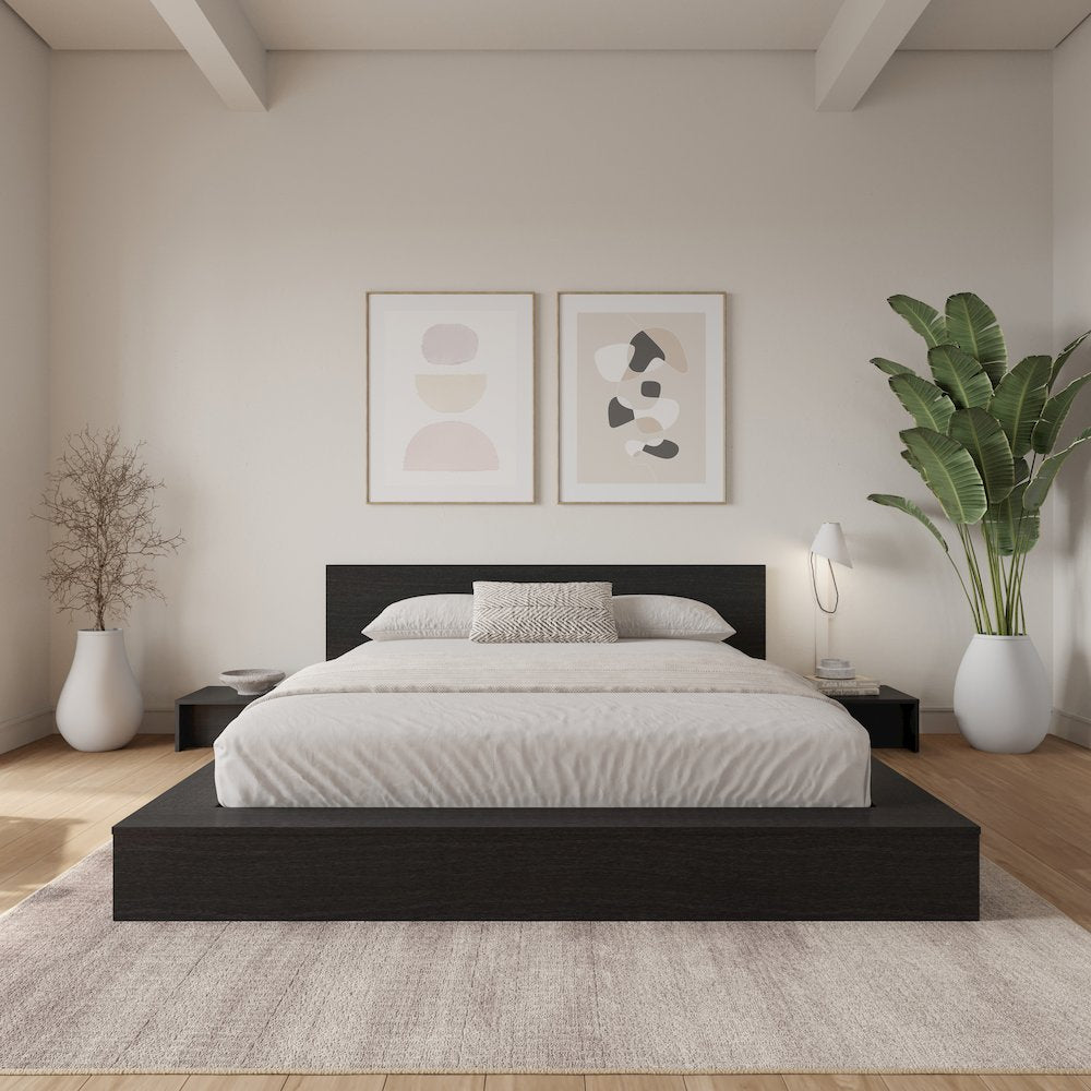 Kanso 4-Piece Low Platform Bedroom set