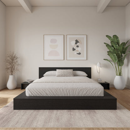 Kanso 4-Piece Low Platform Bedroom set
