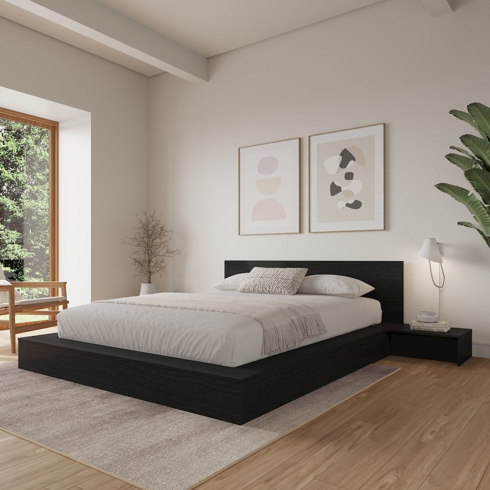Kanso 4-Piece Low Platform Bedroom set