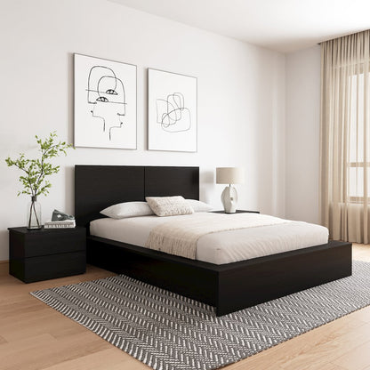 James 4-Piece Bedroom Set In Black Karsima