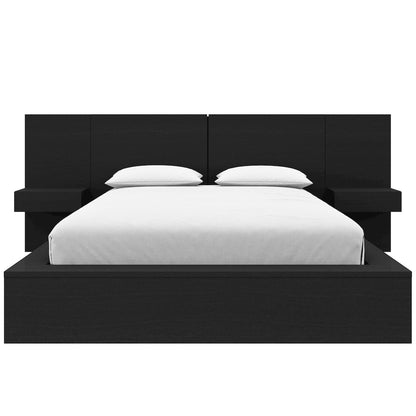James 4-Piece Bedroom Set With Floating Nightstands