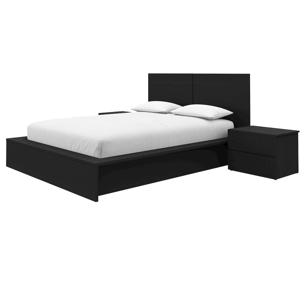 James 4-Piece Bedroom Set In Black Karisma