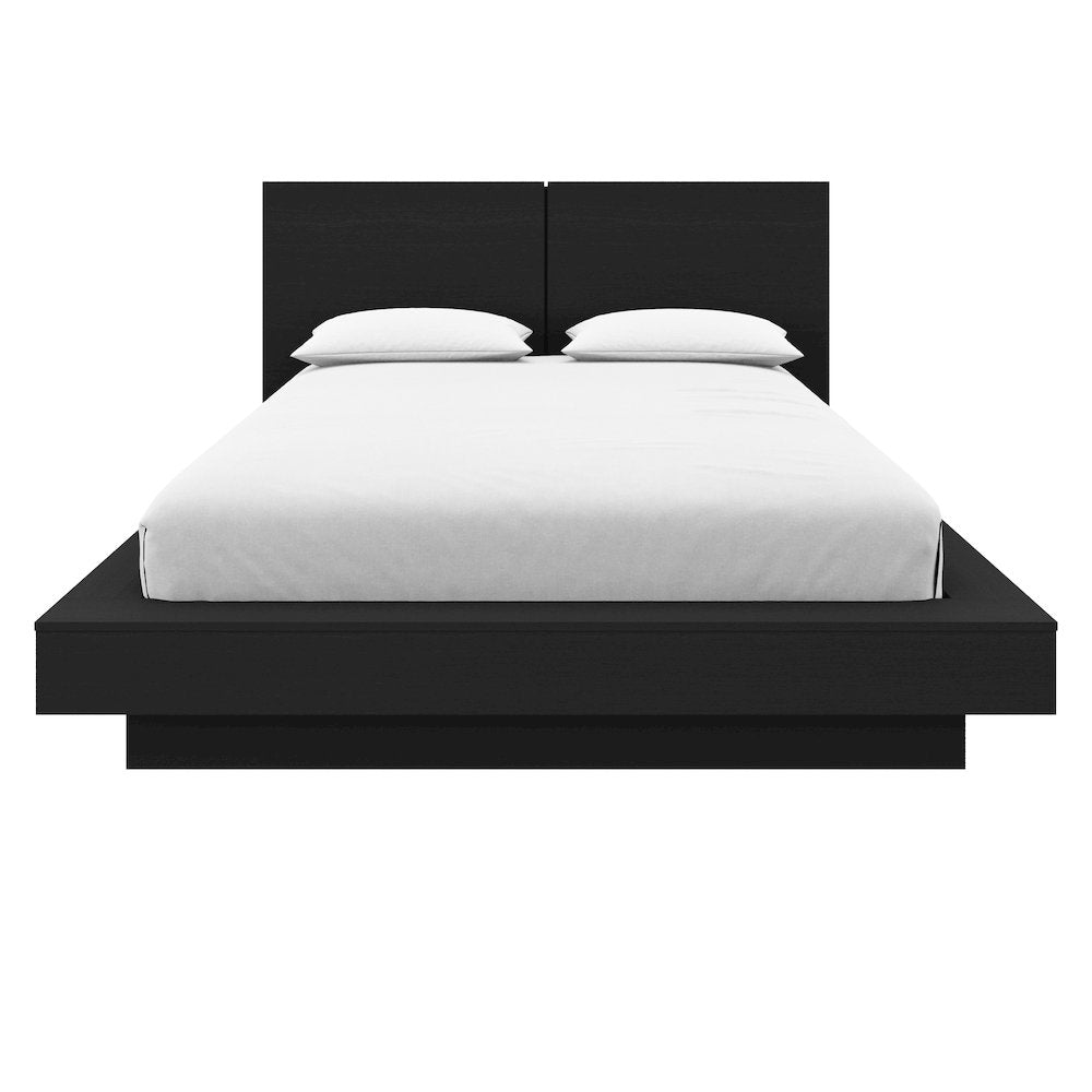 Napa Platform Bed Set In Black Karisma