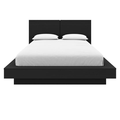 Napa Platform Bed Set In Black Karisma