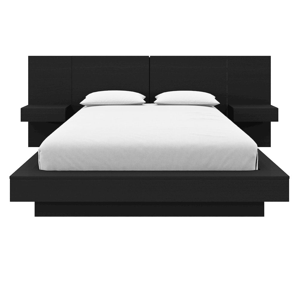 Napa 4-Piece Platform Bedroom Set With Floating Nightstand