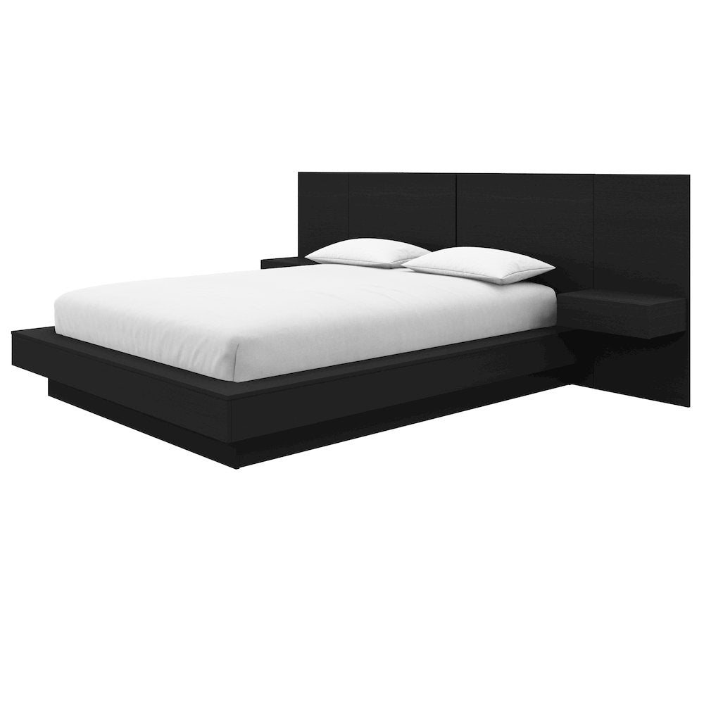 Napa 4-Piece Platform Bedroom Set With Floating Nightstand