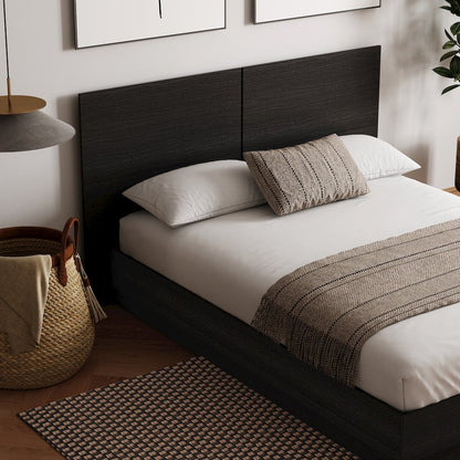 Milano Platform Bed Set In Black Karisma