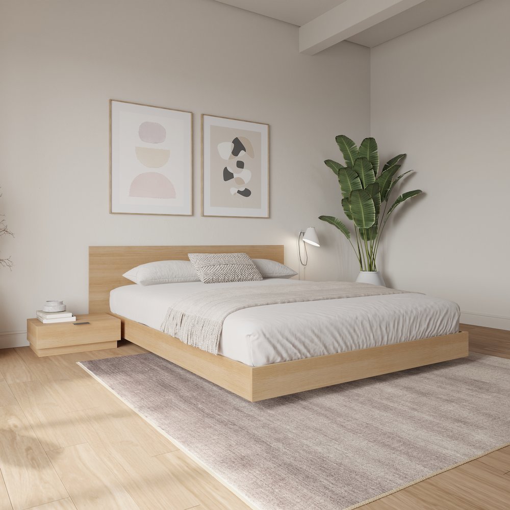 Satori 4 Piece Low Platform Queen Bedroom Set
