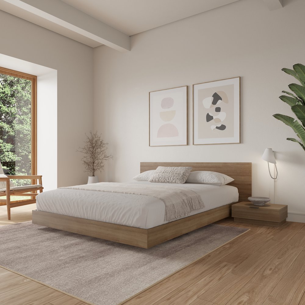Satori 4 Piece Low Platform Queen Bedroom Set