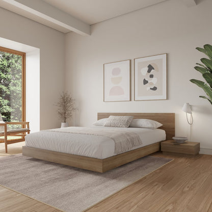 Satori 4 Piece Low Platform Queen Bedroom Set
