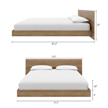 Satori 4 Piece Low Platform Queen Bedroom Set