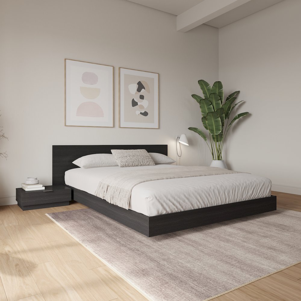 Satori 4 Piece Low Platform King Bedroom Set