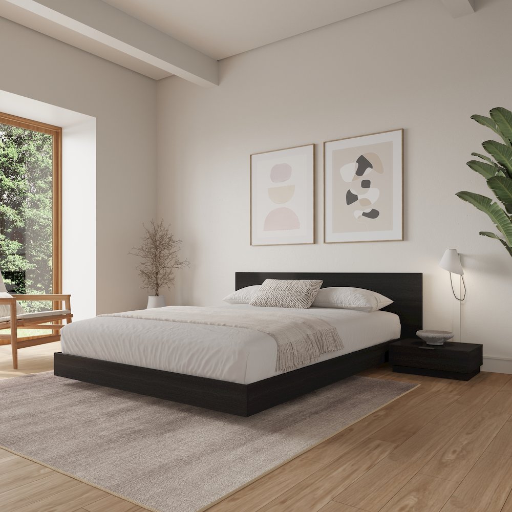 Satori 4 Piece Low Platform King Bedroom Set