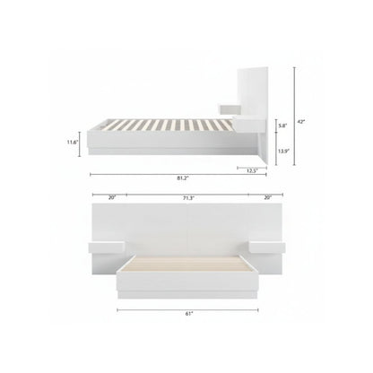 Milano 4-Piece Platform Bedroom Set