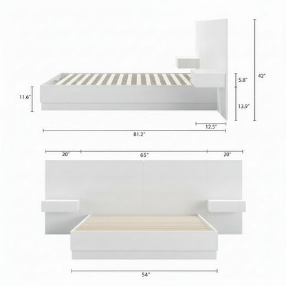 Milano 4-Piece Platform Bedroom Set