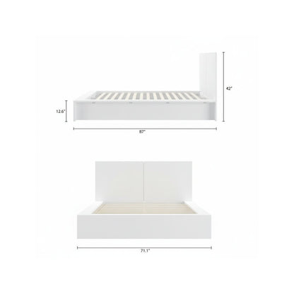 James Platform Bed with Headboard
