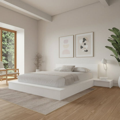 Kanso 4-Piece Low Platform Bedroom set