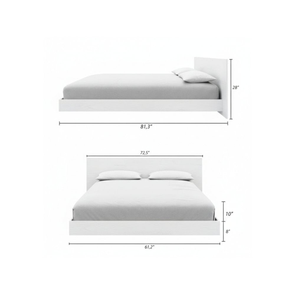 Satori 4 Piece Low Platform Queen Bedroom Set