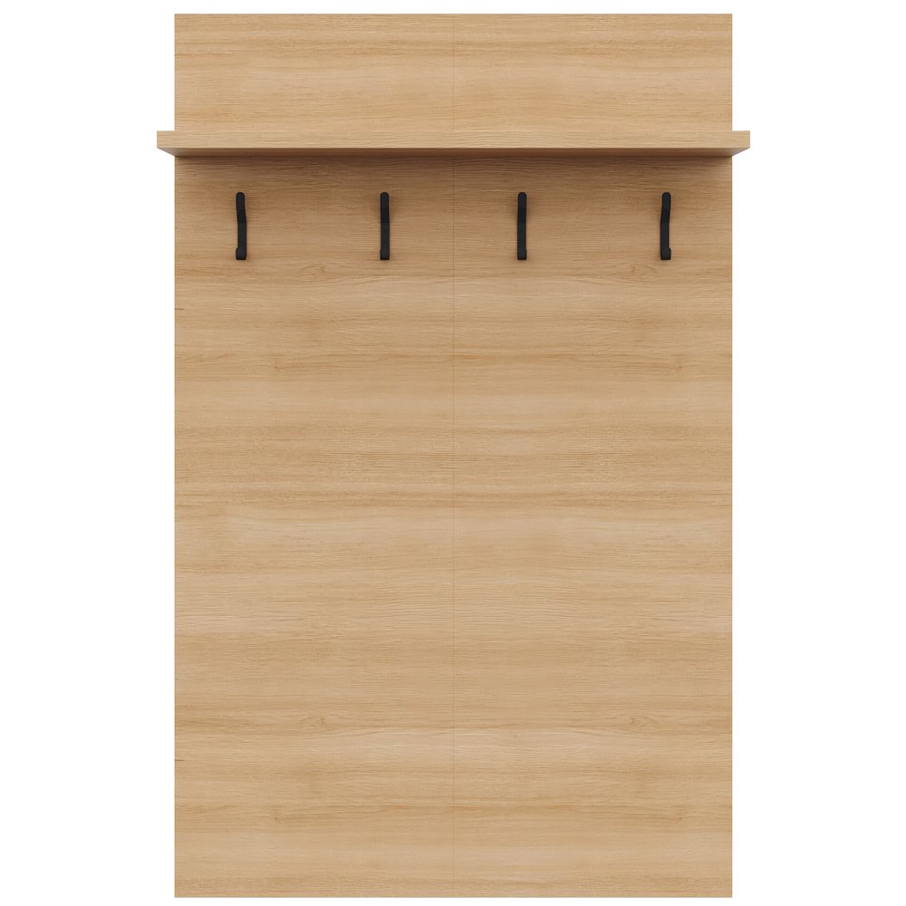 Porto Entryway Wall-Mounted Coat Rack with Shelf