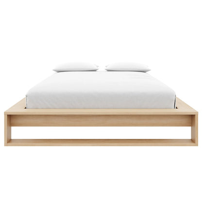 Lido Platform Bed with Slats Natural Blonde Oak Color
