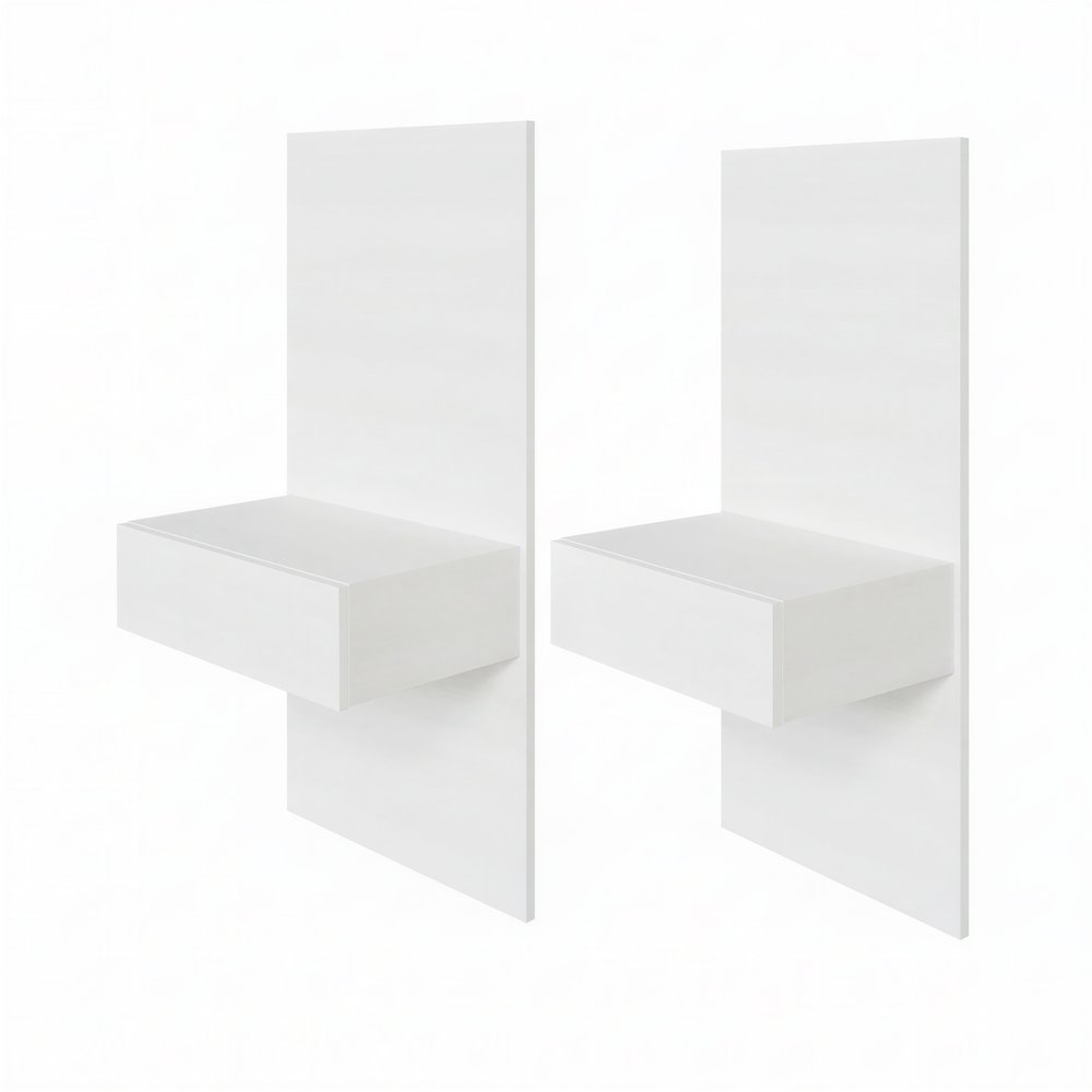 Milano Floating Nightstand Extension Panel Set of 2