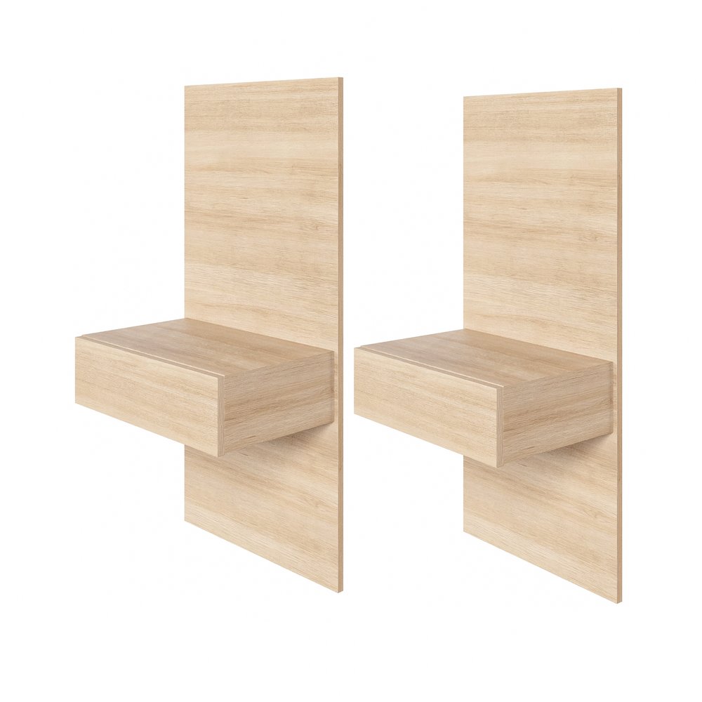 Milano Floating Nightstand Extension Panel Set of 2
