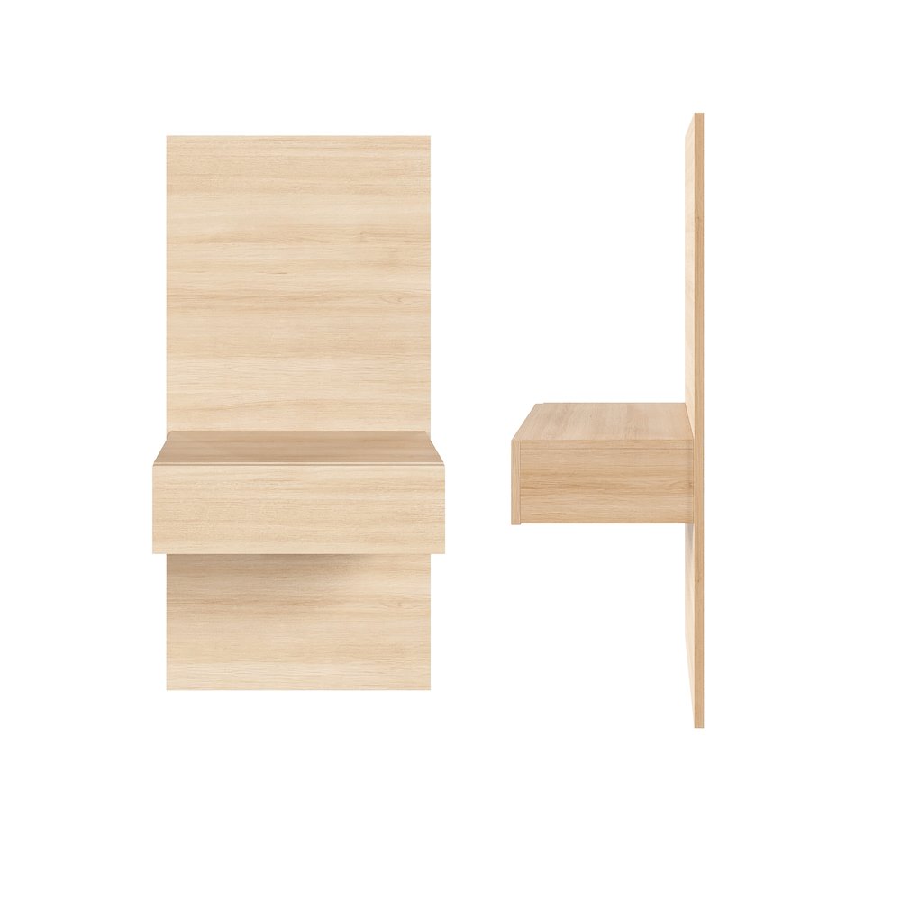 Milano Floating Nightstand Extension Panel Set of 2
