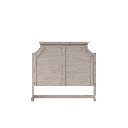 Providence 5/0 Panel Headboard - Antique White