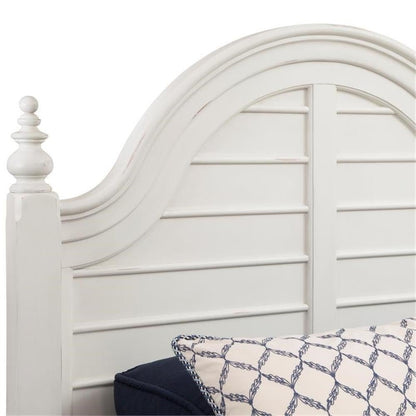 Rodanthe 6/6 Poster Headboard - Dove White