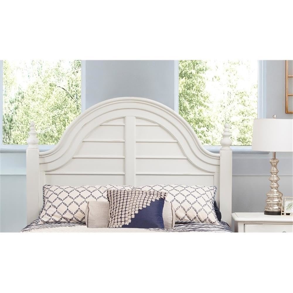 Rodanthe 6/6 Poster Headboard - Dove White