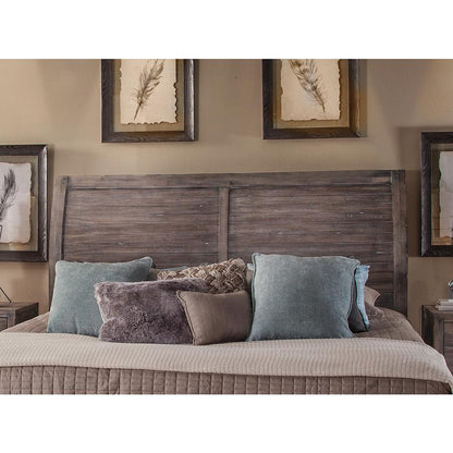 Aurora Sleigh 5/0 Headboard - Weathered Grey