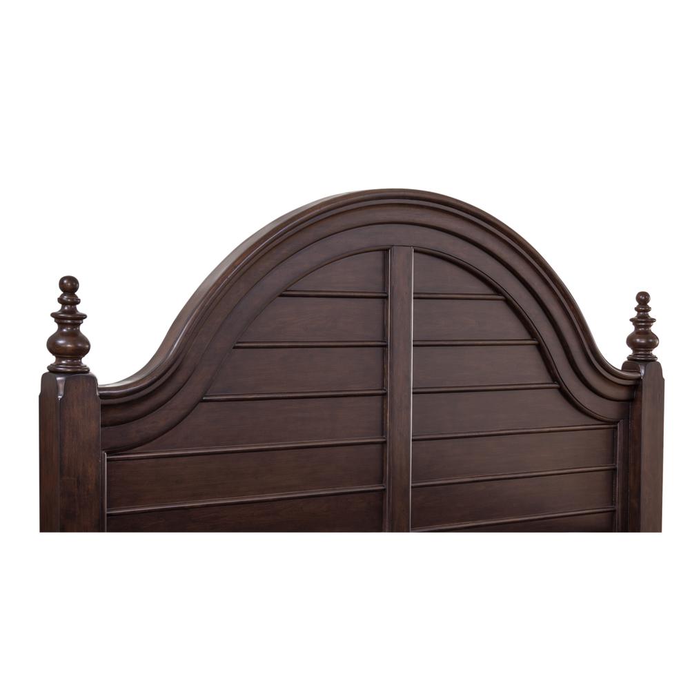 Rodanthe 6/6 Poster Headboard - Cherry Brunette