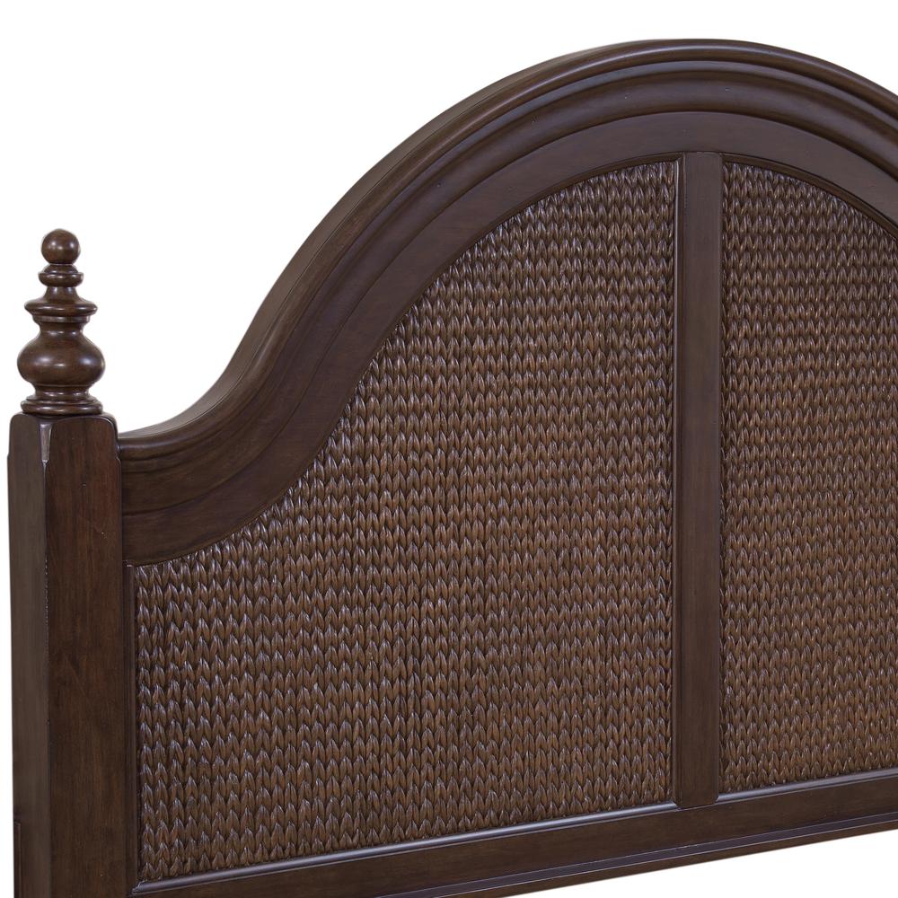 Rodanthe 5/0 Poster Woven Headboard - Cherry Brunette