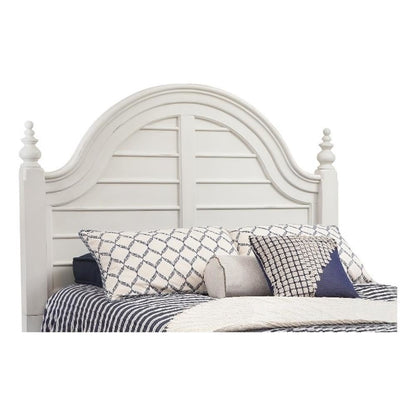 Rodanthe 6/6 Poster Headboard - Dove White