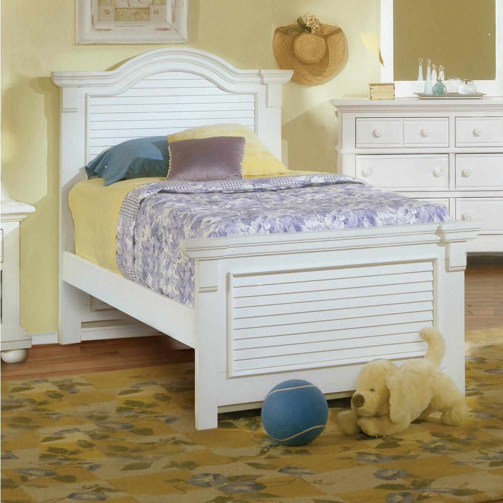 Cottage Traditions Twin Bed - White Cottage