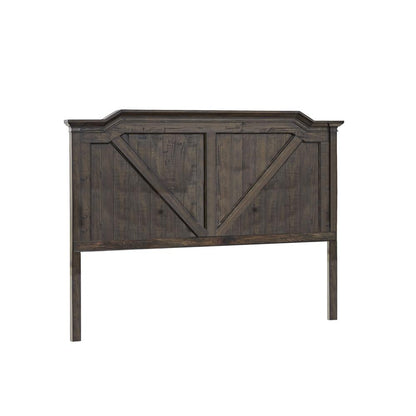 Farmwood 5/0 Panel Headboard - Whiskey Barrell
