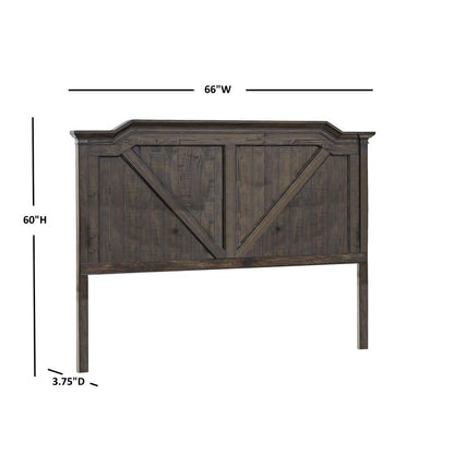 Farmwood 5/0 Panel Headboard - Whiskey Barrell