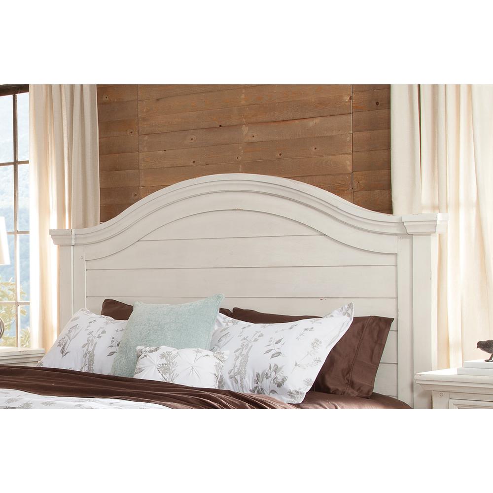 Stonebrook 5/0 Panel Headboard - Distressed Antique White