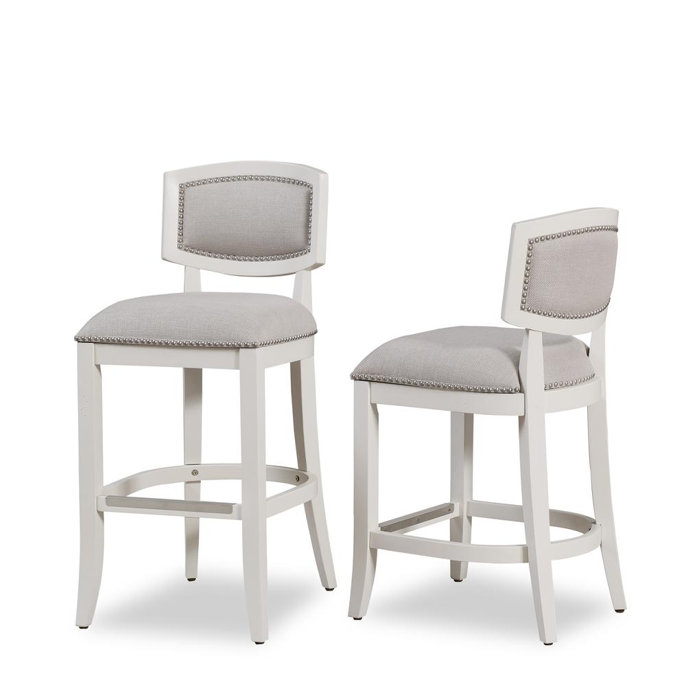 Beverly 26" Stool - Off White Finish
