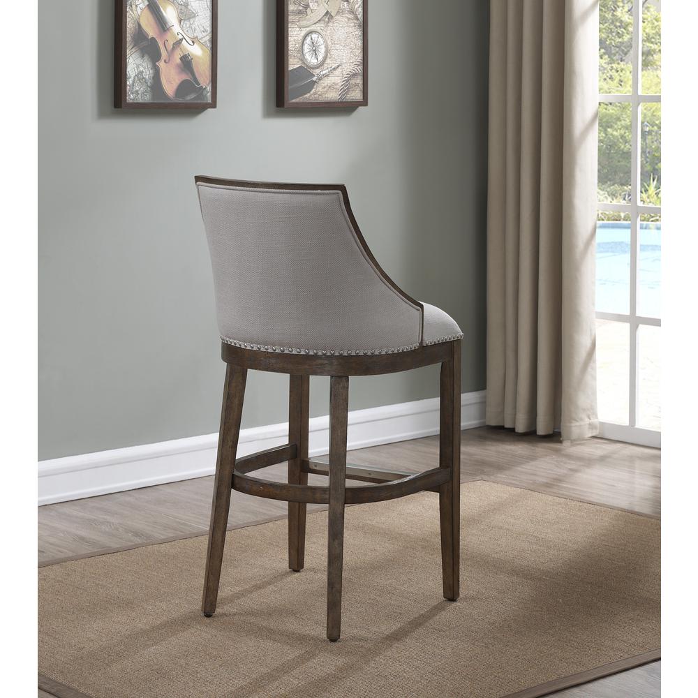 Brewer 30" Stool - Drift Brown