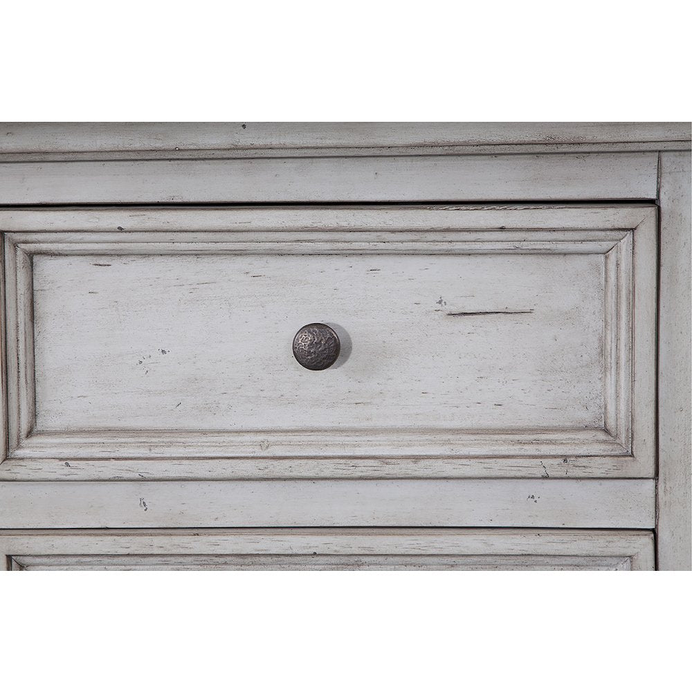 Stonebrook Double Dresser with Mirror - Light Distressed Antique Gray
