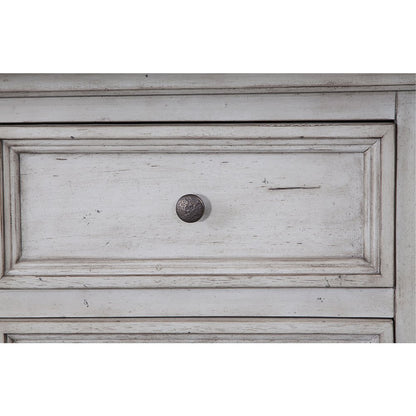 Stonebrook Double Dresser with Mirror - Light Distressed Antique Gray